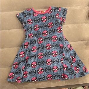 Marvel Kids Casual Dress - Blue and Pink